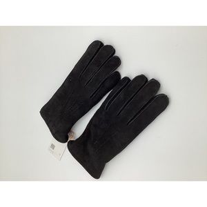 Quince 100% Australian Shearling Gloves Black L NEW